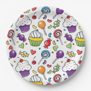 Paper Plates - Sweet Cupcake