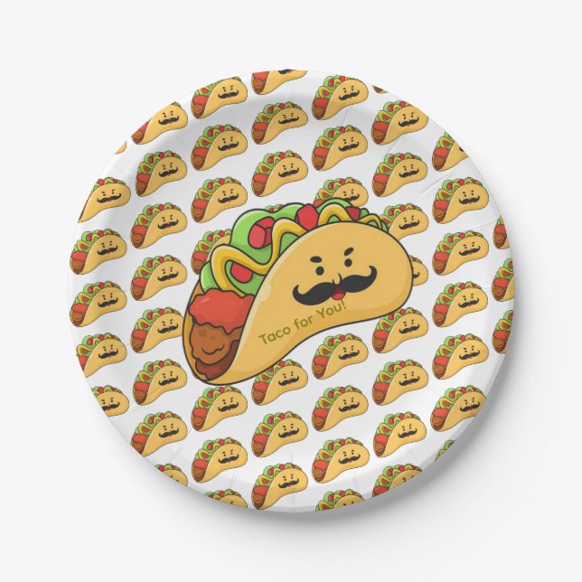 Paper Plates,  Tacos for You! Paper Plate (Front)