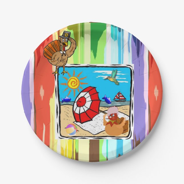 Paper plates Thanksgiving (Front)