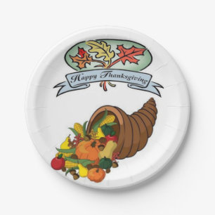 Paper plates Thanksgiving