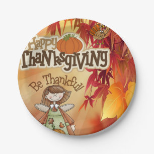 Paper plates Thanksgiving