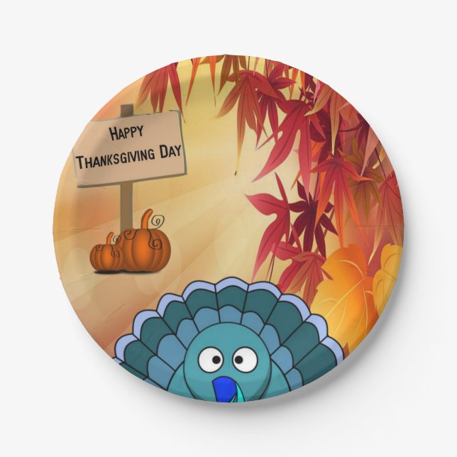 Paper plates Thanskgiving (Front)