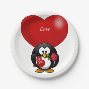 Paper plates Valentine's Day