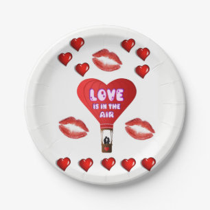 Paper plates Valentine's Day