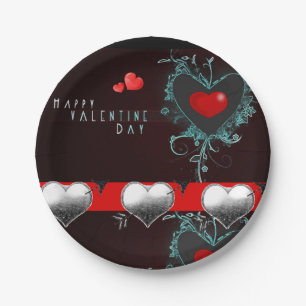 Paper plates Valentine's Day