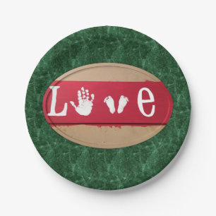 Paper plates Valentine's Day