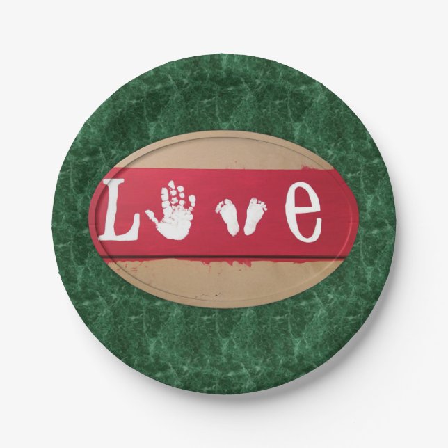 Paper plates Valentine's Day (Front)