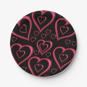 Paper plates Valentine's Day