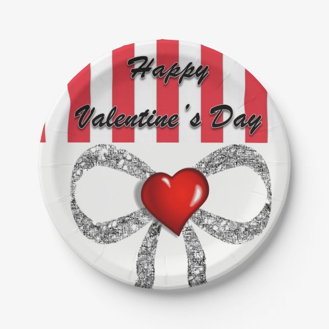 Paper plates Valentine's Day (Front)