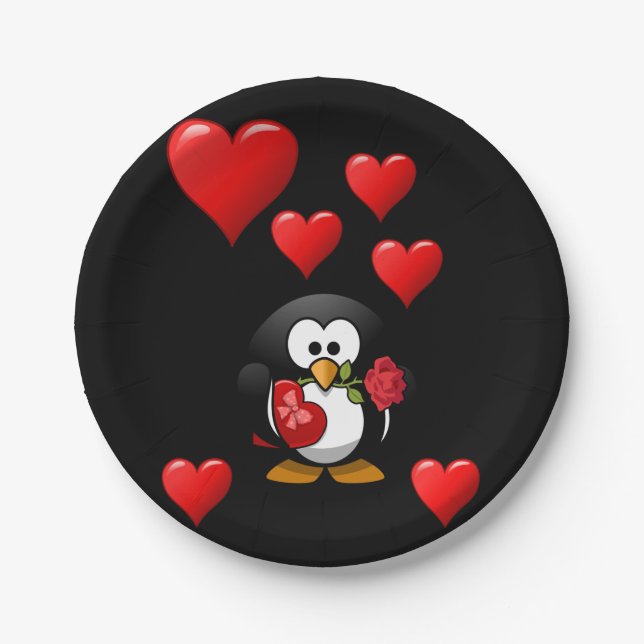 Paper plates Valentine's Day (Front)