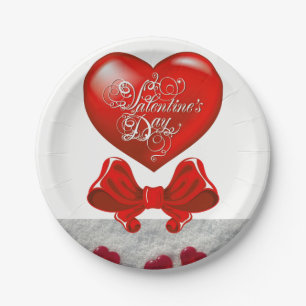 Paper plates Valentine's Day