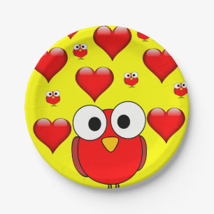 Paper plates Valentine's Day