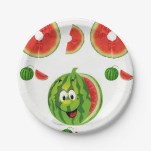 Paper plates Watermelons