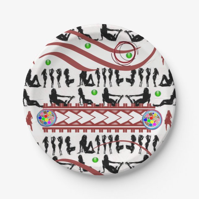 Paper plates Women (Front)