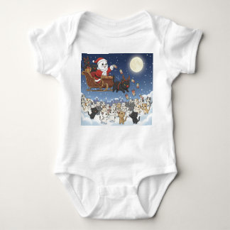 Paper&Pukku Merry Christmas! Baby Bodysuit