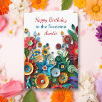 Paper Quilling Colourful Flowers | Happy Birthday