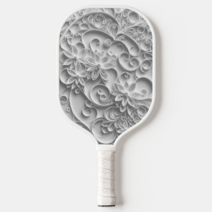 Paper Quilling Design Pickleball Paddle