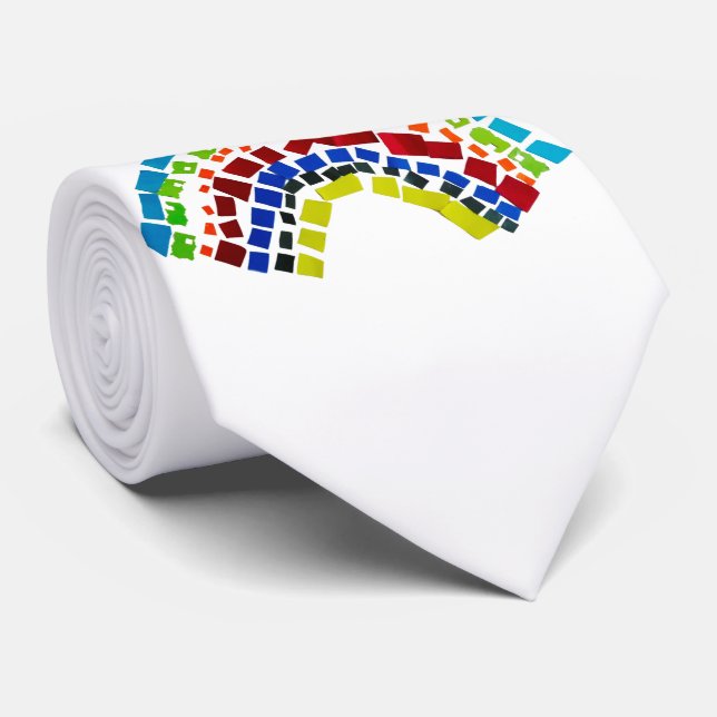 Paper rainbow tie (Rolled)