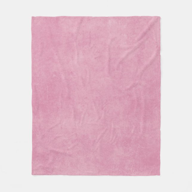 Paper rose pink texture spring fleece blanket (Front)
