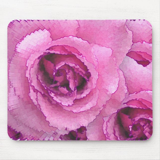 Paper Roses Mouse Pad (Front)