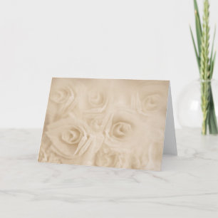 Paper Roses Sepia Card