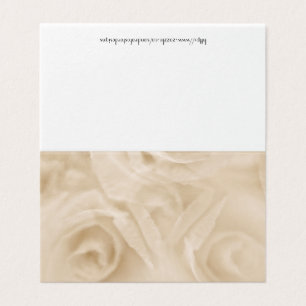 Paper Roses Sepia Card