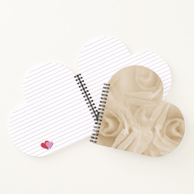 Paper Roses Sepia Notebook (Inside)