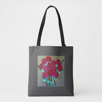 Paper Roses Tote Bag