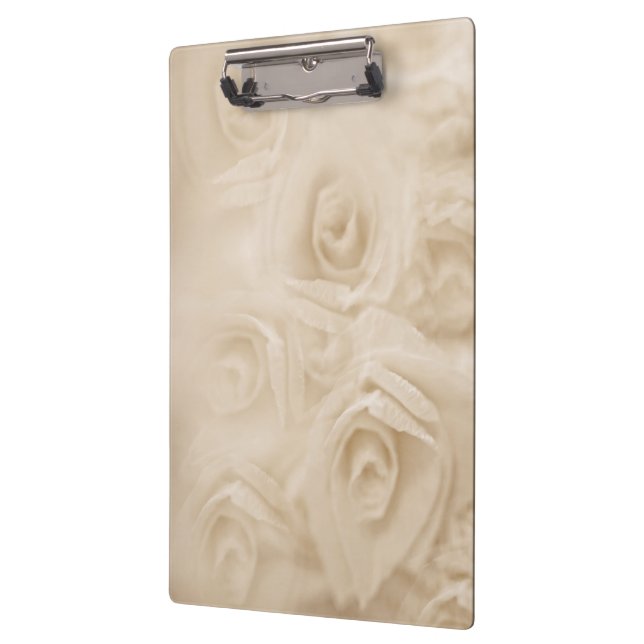 Paper Sepia Roses Clipboard (Left)