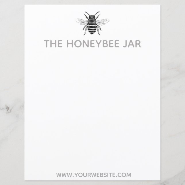 Paper Sheets - The Honeybee Jar (Front)