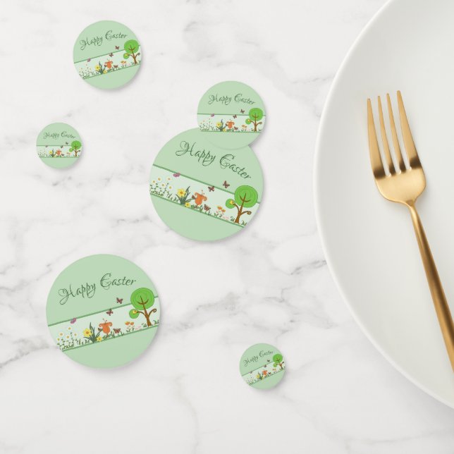 paper spring Easter Confetti (Group)