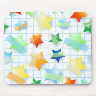 Paper stars, mousepad