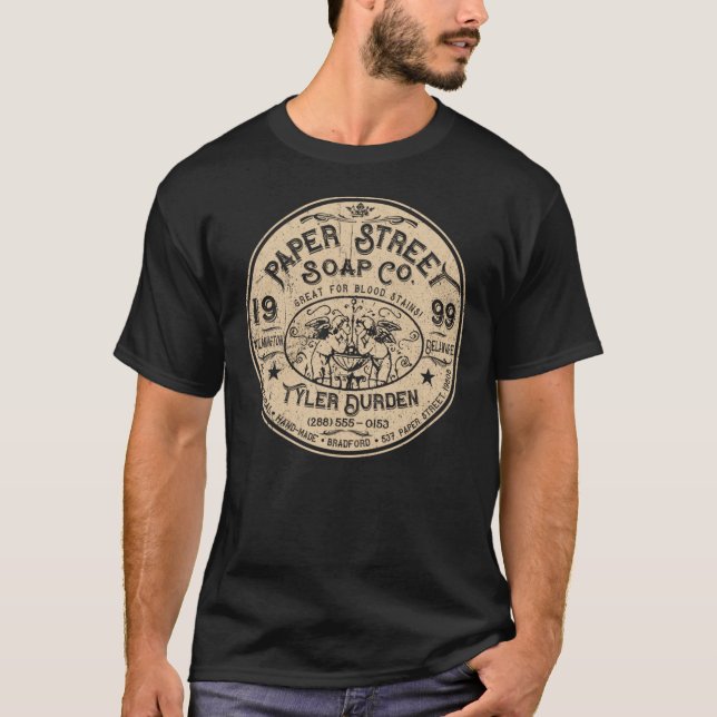 Paper Street Soap Company Soap Label T-Shirt (Front)