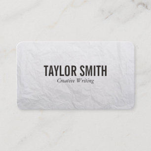Paper Texture Business Card