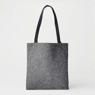 Paper texture invoiced grey colour tote bag
