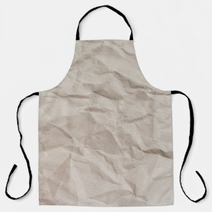 Paper texture wrapping paper apron