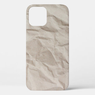 Paper texture wrapping paper iPhone 12 case