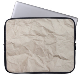 Paper texture wrapping paper laptop sleeve