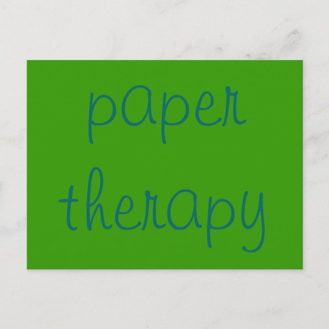paper therapy postcard (Front)