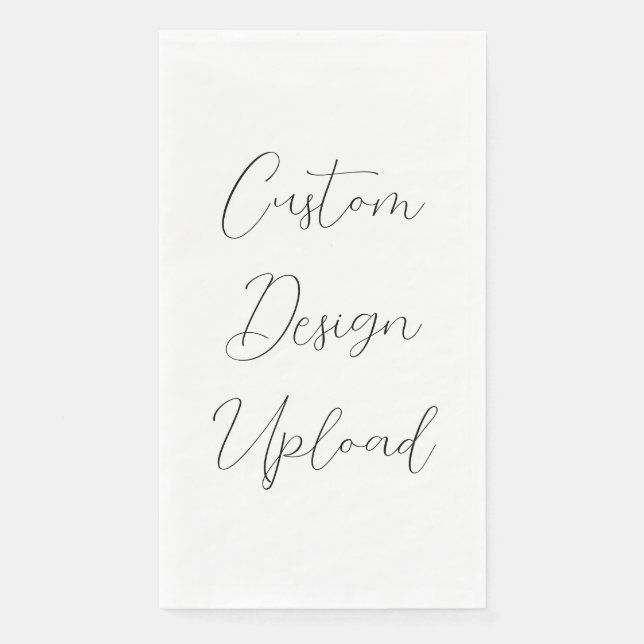 Paper Towel Custom Design Upload Napkin (Front)