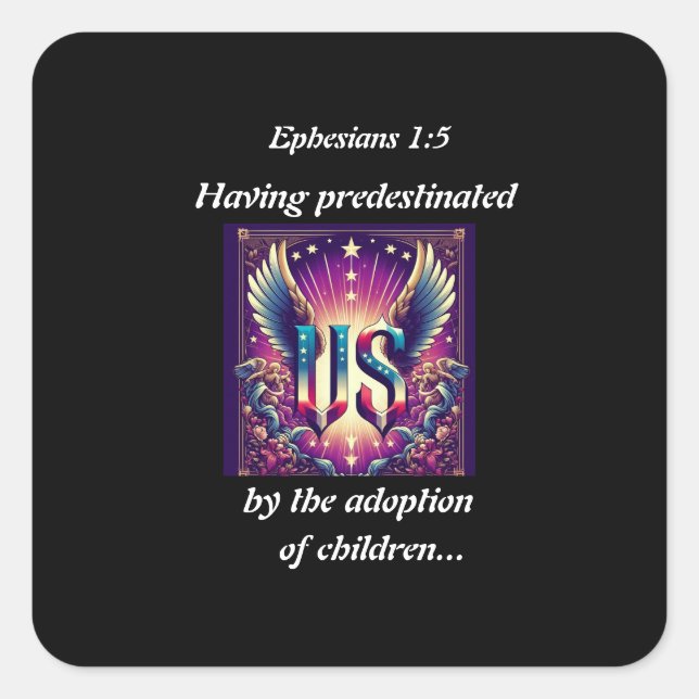 Paper weight square sticker (Front)