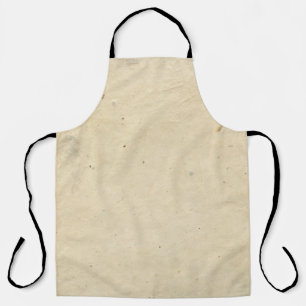Paper white gray handmade apron