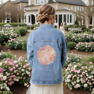 Paper Wings and Roses Denim Jacket