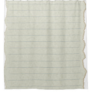Paper write texture lines template shower curtain