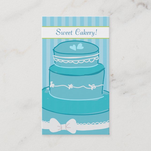 Paperfruit Fancy Cake Business Card (Front)
