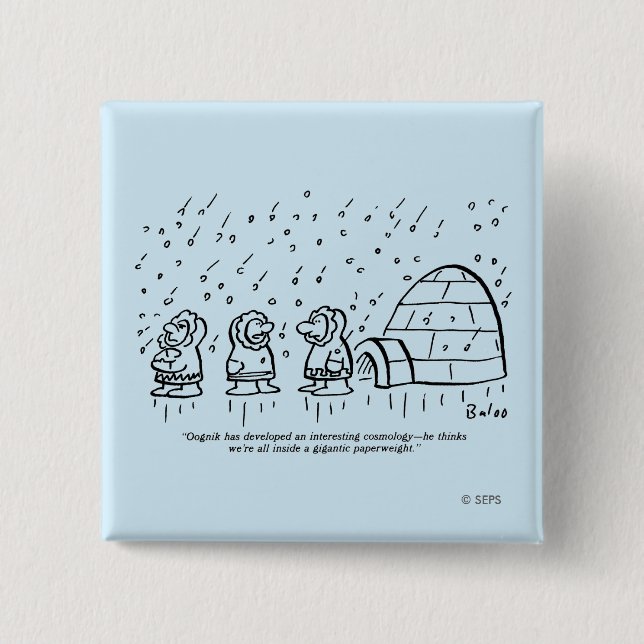 Paperweight 15 Cm Square Badge (Front)