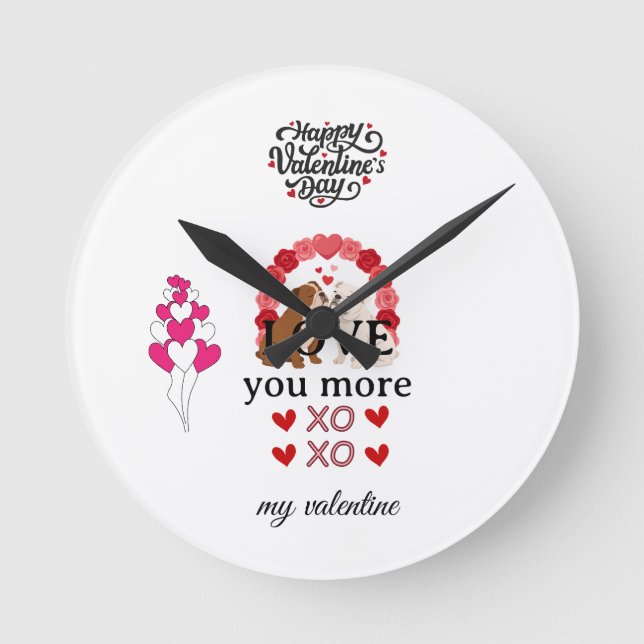 Paperweight Round Clock (Front)