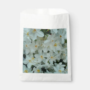 Paperwhite Narcissus Delicate White Flowers Favour Bag