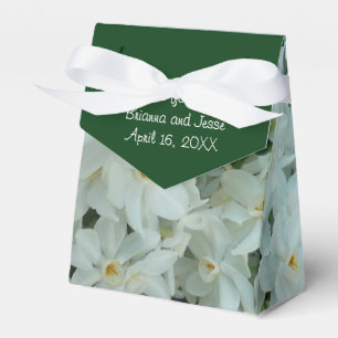 Paperwhite Narcissus Delicate White Flowers Favour Box