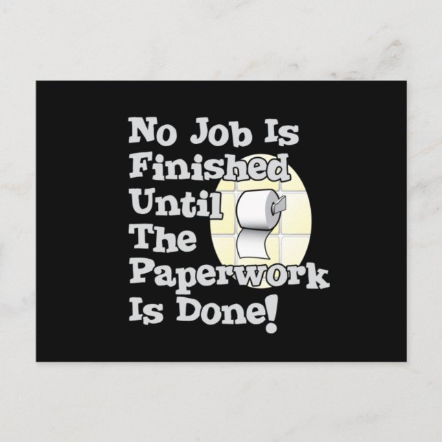 Paperwork Postcard (Front)